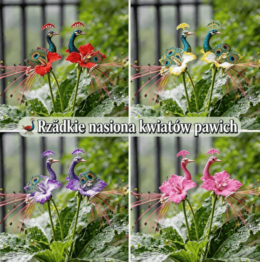 🌸Graines de fleurs de paon rares - Faciles à cultiver, couleurs magnifiques ! 🌿