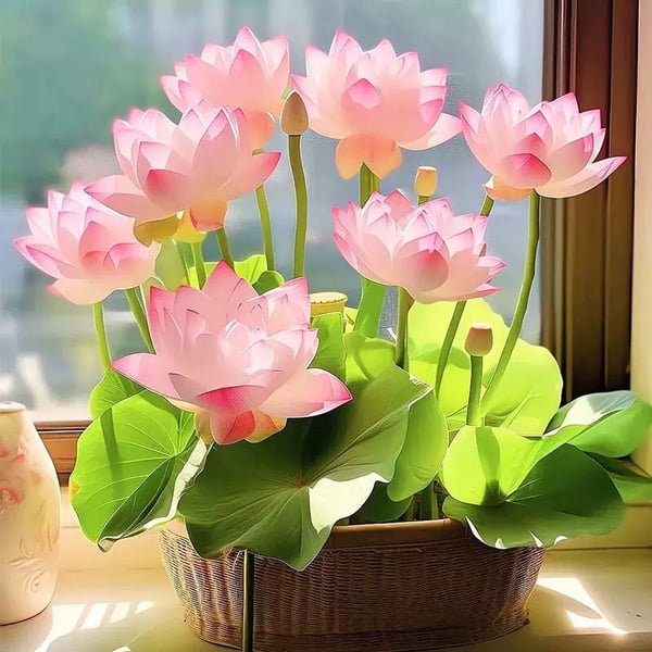 🔥 [Germination en 7 jours] Vente chaude - 49 % de réduction 💐 La fleur de lotus bonsaï sacrée