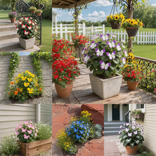 🦋🌸 Graines de fleurs Moonlight Butterfly – à planter en toutes saisons, fleurs vivaces et une élégance de jardin époustouflante 🍂
